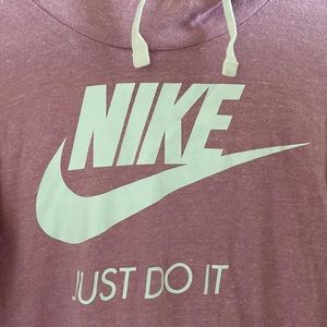 Pink Nike hoodie
